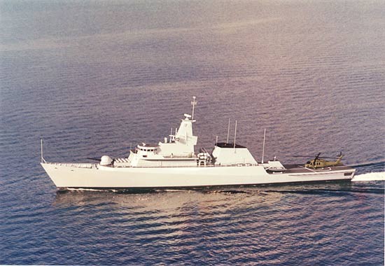 Tàu hộ tống F2000 của Brunei do Công ty BAE Systems chế tạo.